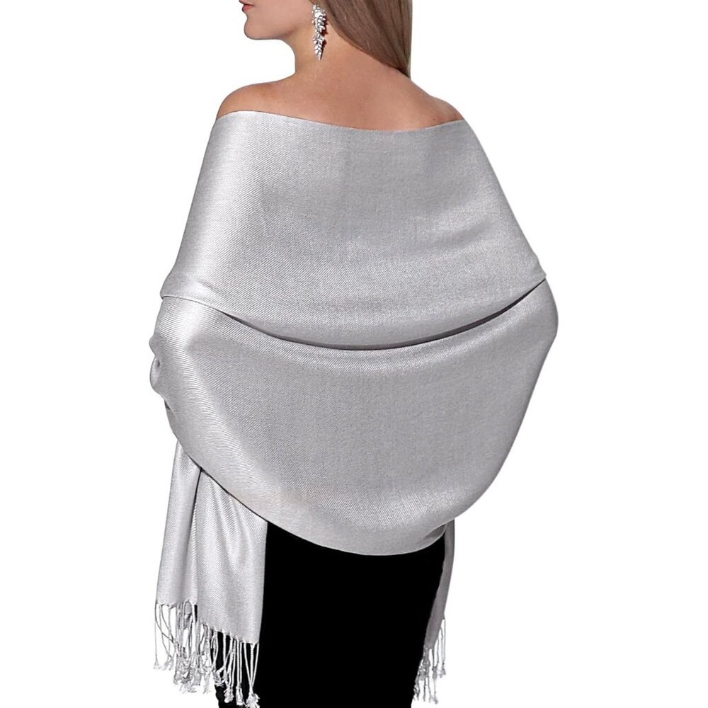 Pashmina Shawls and Wraps for Evening Dresses, Large Soft Pashminas Wedding Shaw